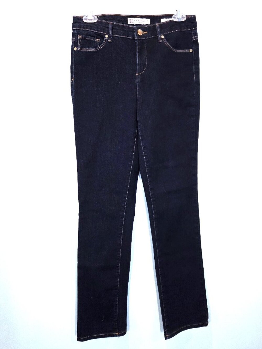 Anne Klein Dark Wash Straight Leg Jeans Size 4